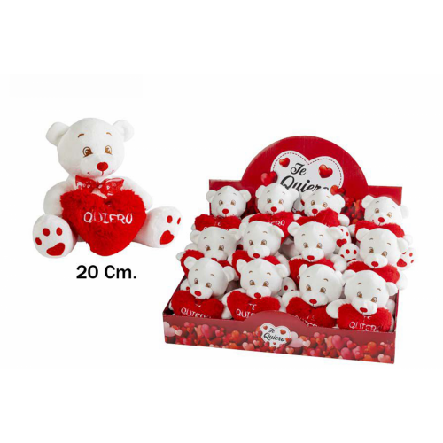 PELUCHE 3358 -20 cms. OSO TE QUIERO-