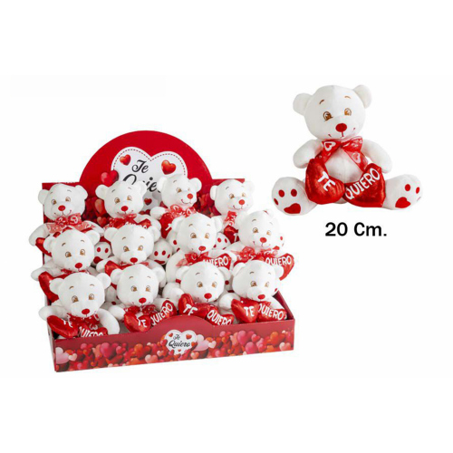 PELUCHE 3360 -20 cms. OSO TE QUIERO-