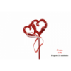 PICK 794 -50 cms. (6x8) CORAZON DOBLE x25-