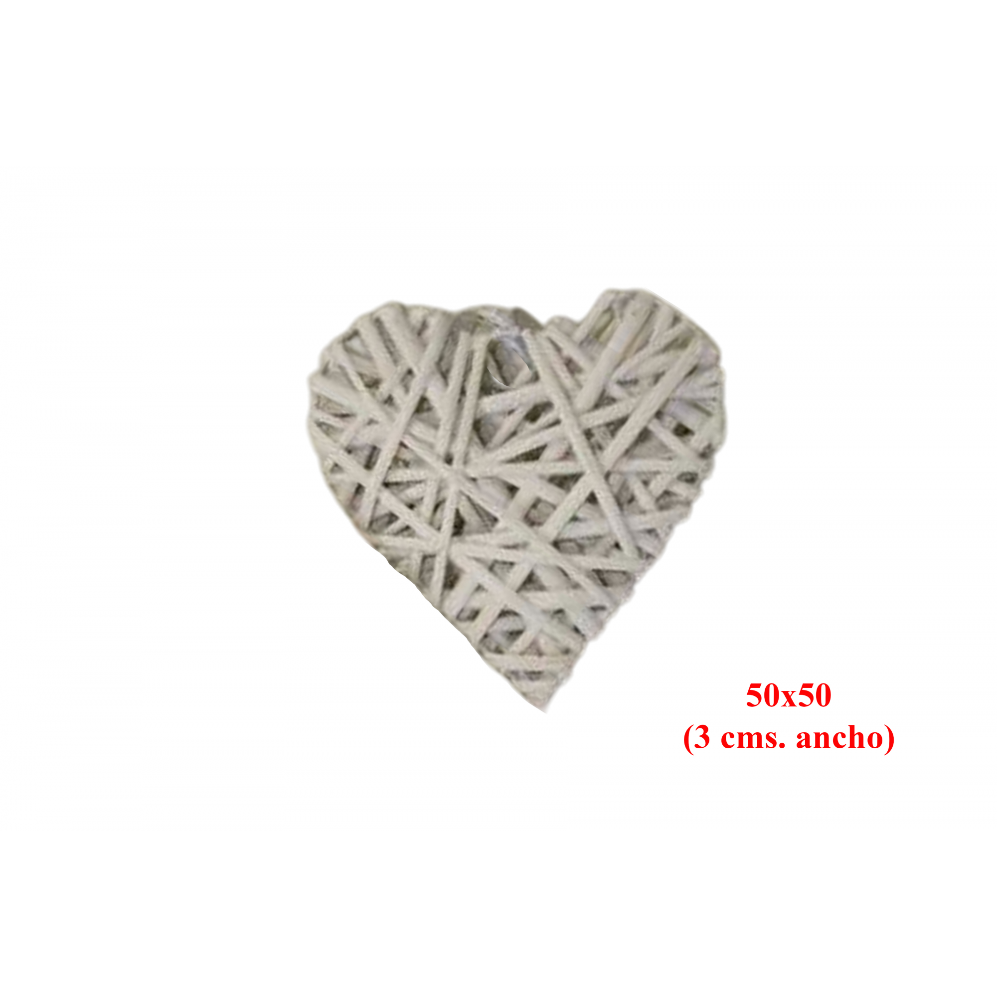 CORAZON 224G -50x50 (3cms. ancho) MADERA-