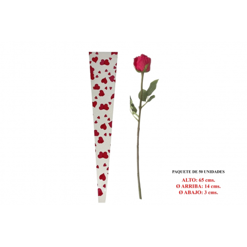 CONO 2 -65x14 (3cms.) CORAZONES x50-