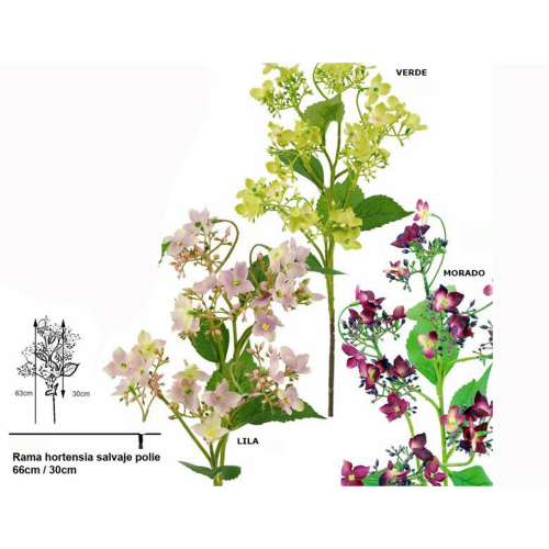 FLOR 712 -63 cms. HORTENSIA-