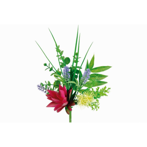 FLOR 5143- 38 cms. SUCULENTA/LAVANDA-
