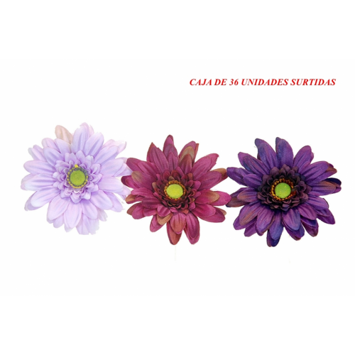 FLOR 6584 -45x7 GERBERA LILA-
