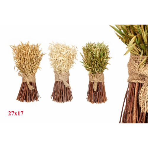 FLOR SECA 842 -27x17 RAMILLETE CEBADA-