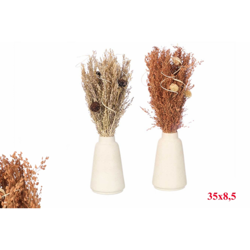 FLOR SECA 4183 -35x8,5 CON FLORERO-