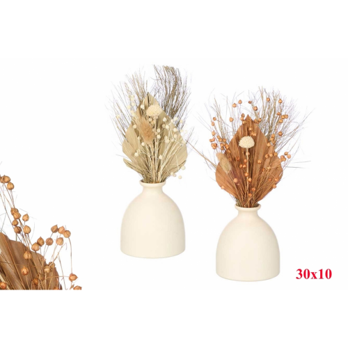 FLOR SECA 4184 -30x11 CON FLORERO-