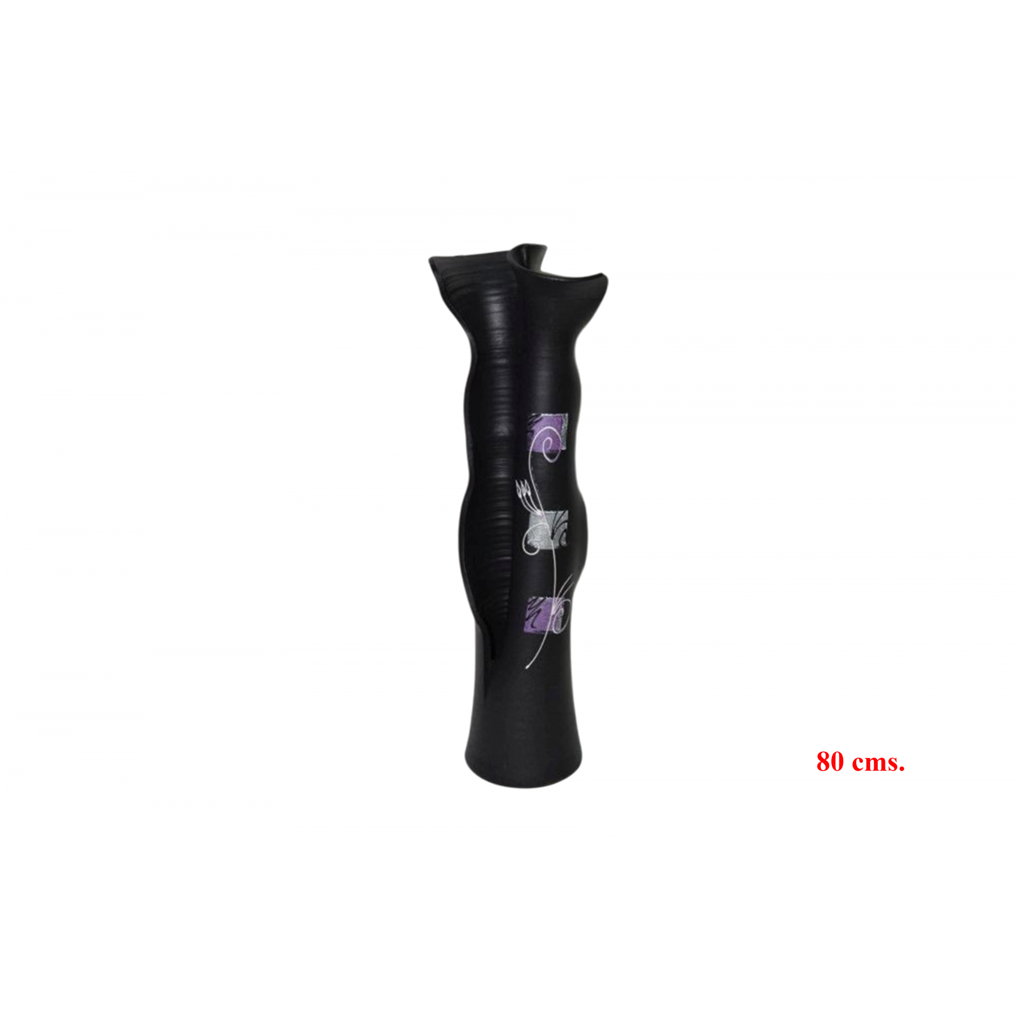 FLORERO 3080 -80 cms. NEGRO LILA-