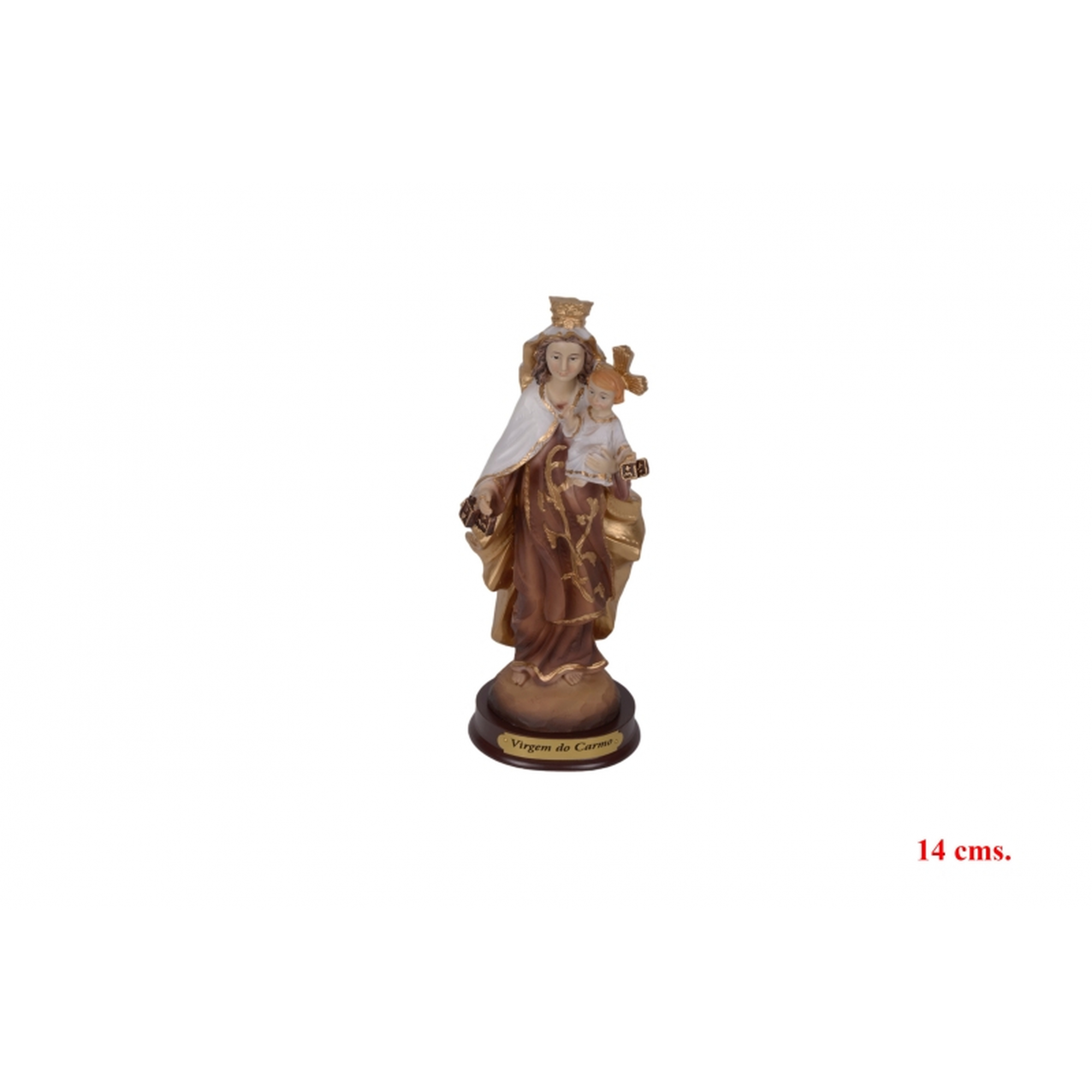 IMAGEN 6352 -14 cms. VIRGEN DEL CARMEN-