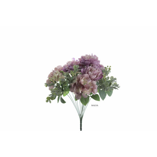 RAMO 5610 -46 cms. HORTENSIA-PEONIA x12-