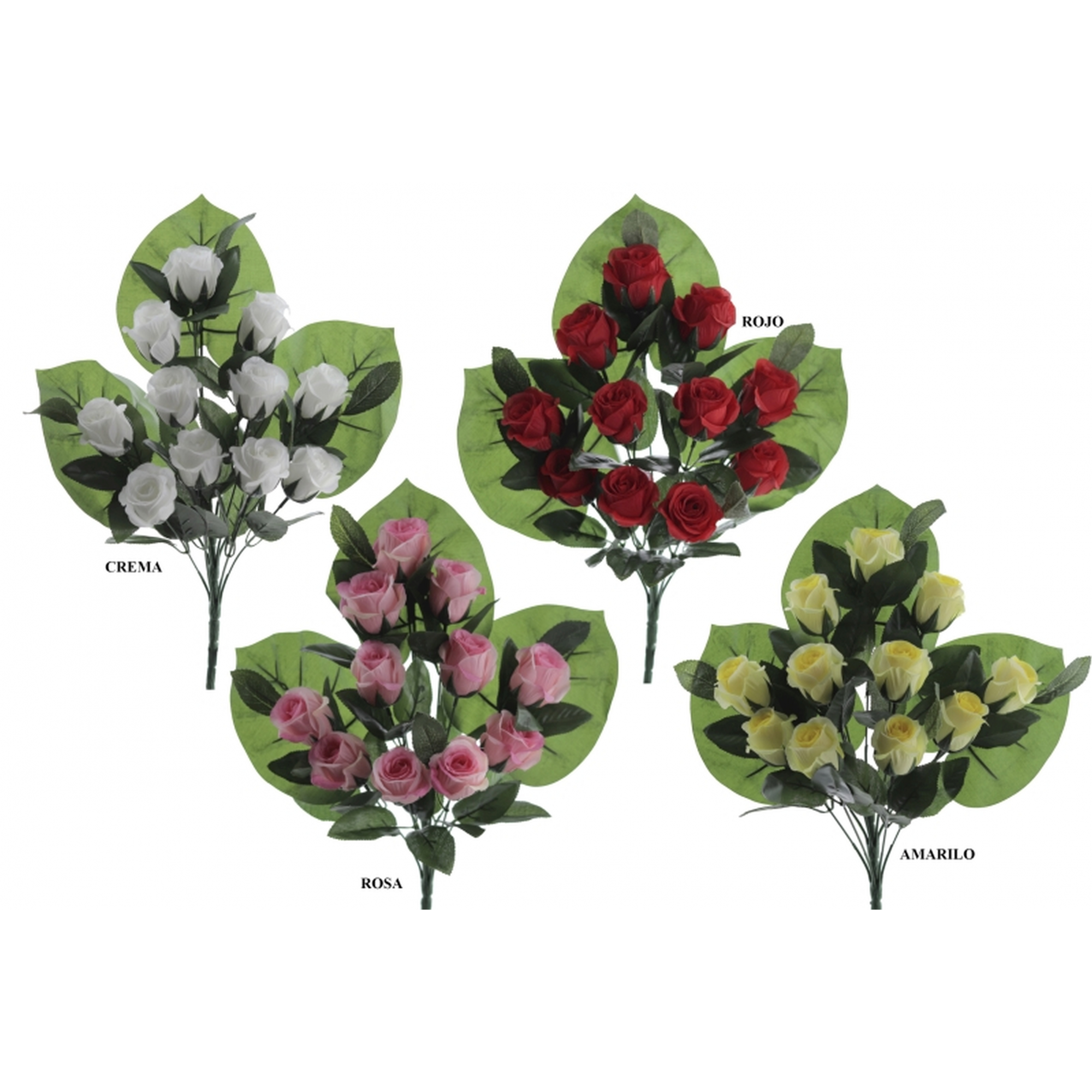RAMO 8654 -43 cms. PALMA CAPULLOS x10-