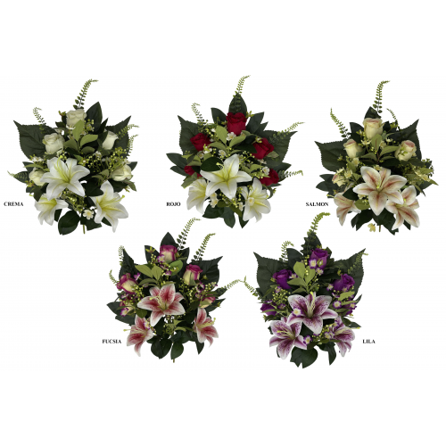 RAMO 121 -56 cms.  LILIUM CAPULLOS x12-