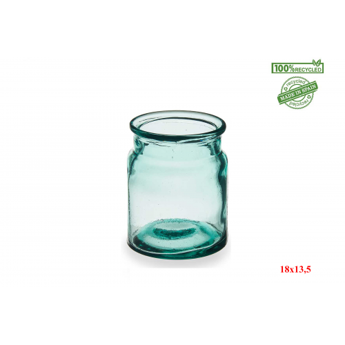 FLORERO 2725 -18x13,5 CRISTAL RECICLADO-