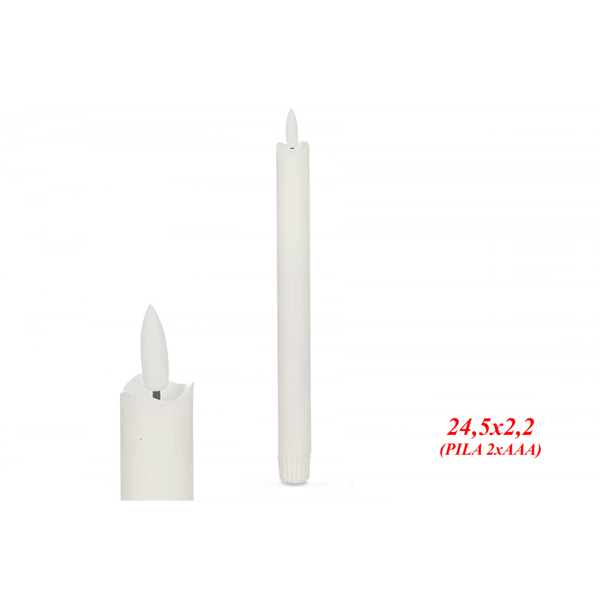 VELA 5354 -24,5x2,2 (2xAAA) CIRIO LED-