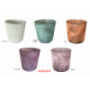 MACETA 3948E -12,5x12,5 CRISTAL ENVEJECIDO-