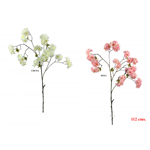 FLOR 555 -112 cms. ALMENDRO x7-