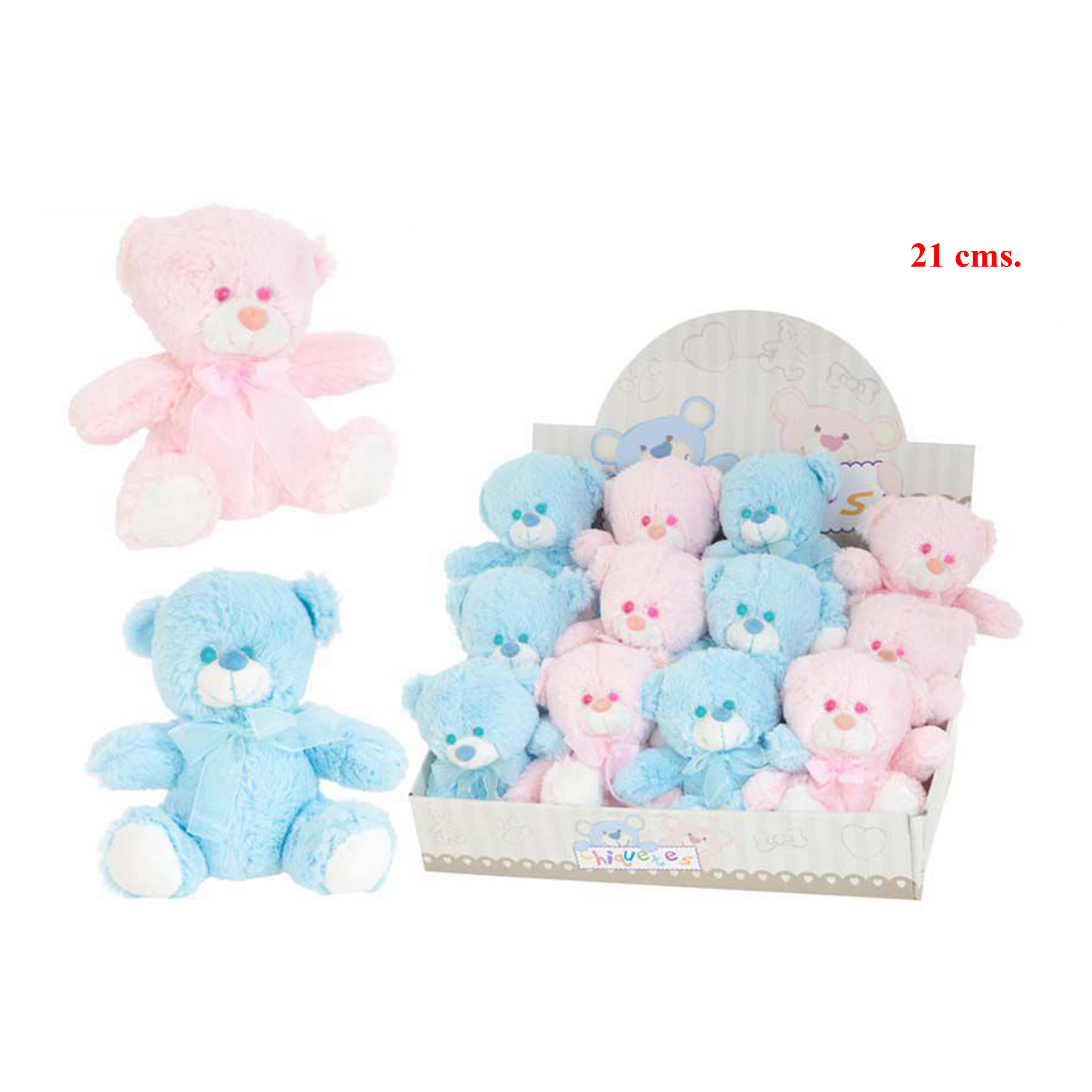 PELUCHE 3308 -21 cms. OSO LAZO-