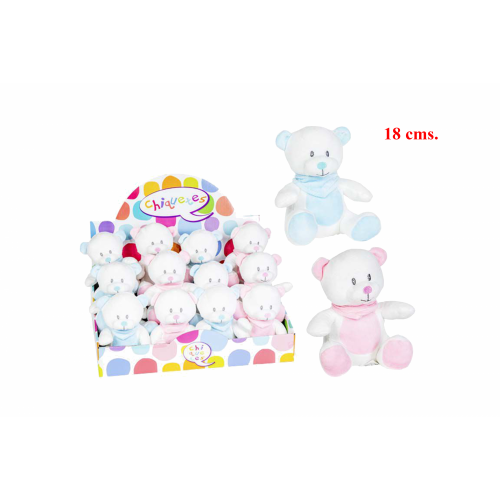 PELUCHE 3324 -18 cms. OSO PAÑUELO-