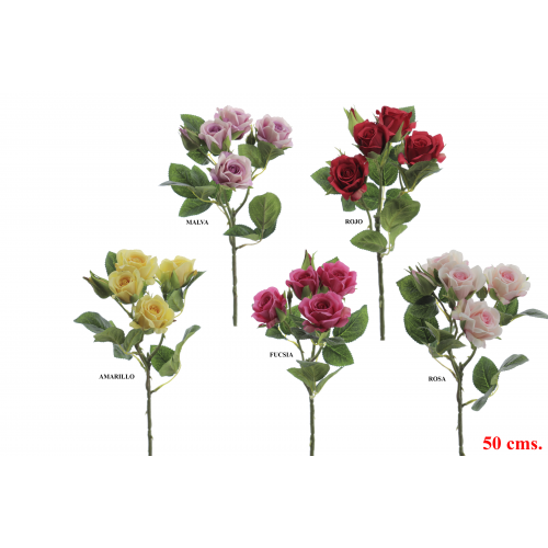 FLOR 2503 -50 cms. ROSITAS x5-