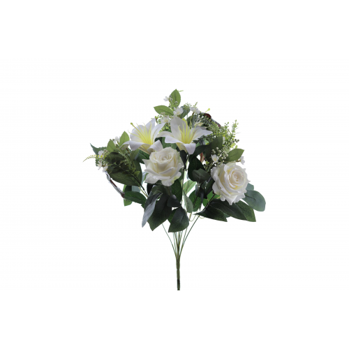 RAMO 9665 -52 cms. ROSAS LILIUM x12-