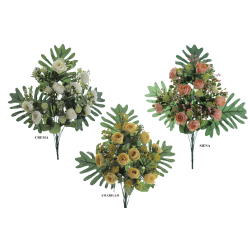 RAMO 8606 -45 cms. PALMA RANUNCULOS x10-
