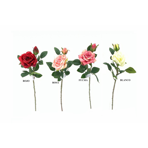 FLOR 1782 -48 cms. ROSA x2-