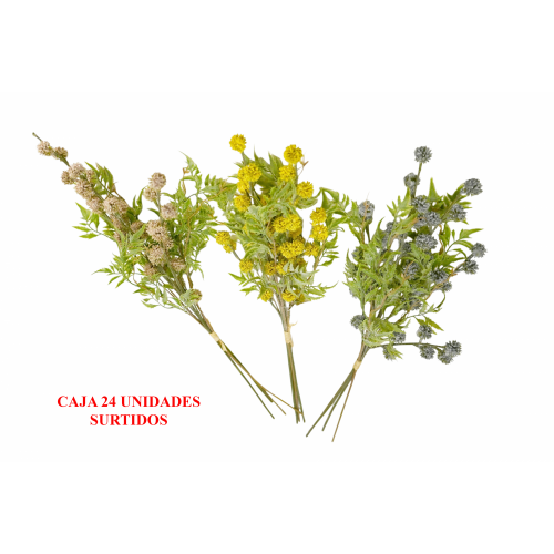 FLOR 1007 -120 cms. SILVESTRE x4 (24 SURTIDOS)-