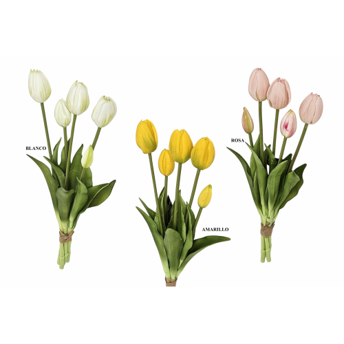 FLOR 11B5 -41 cms. TULIPAN x5-