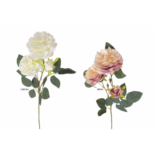 FLOR 2546 -61 cms. ROSA x4-
