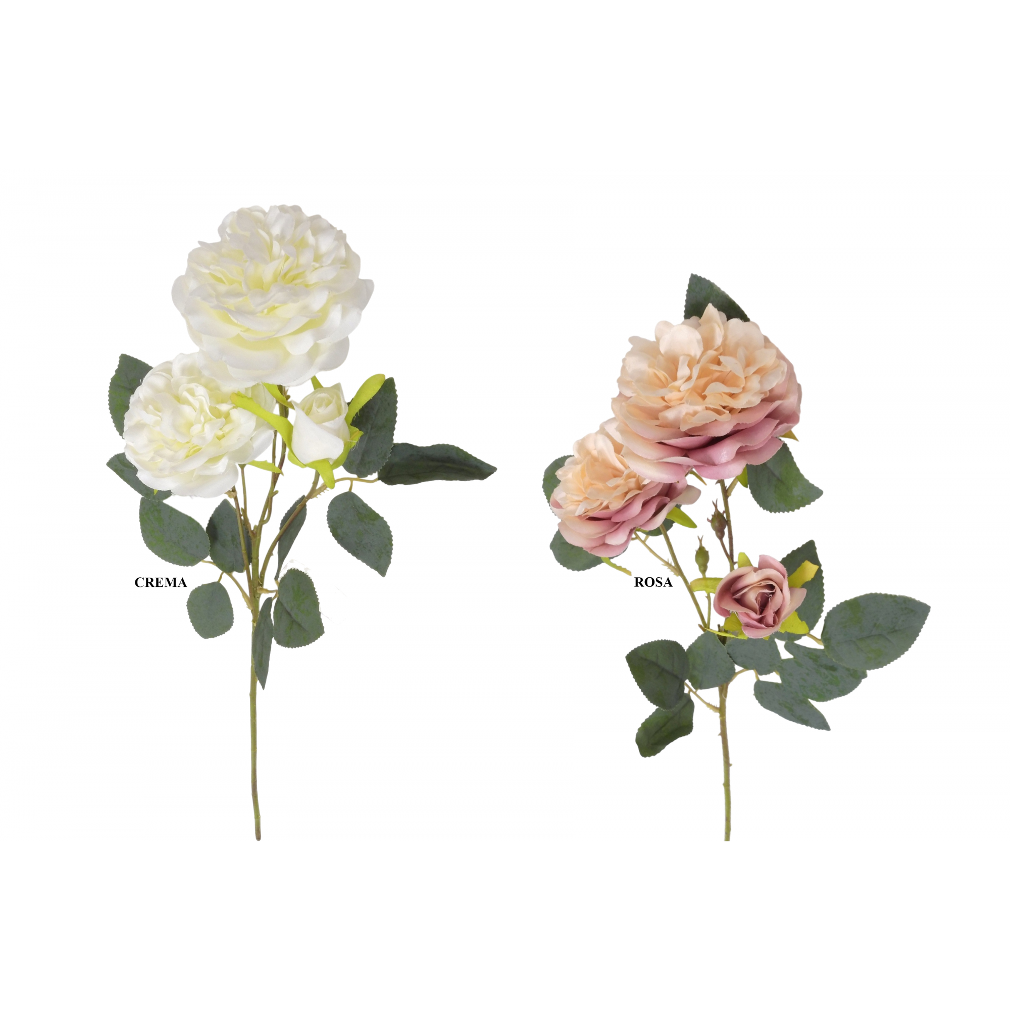 FLOR 2546 -61 cms. ROSA x4-