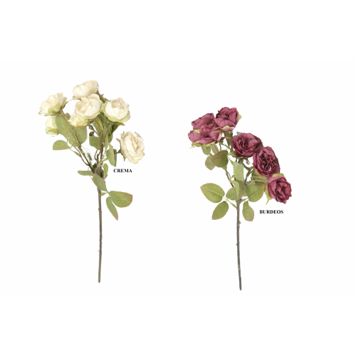 FLOR 5323 -49 cms. ROSA PETIMINI x7-