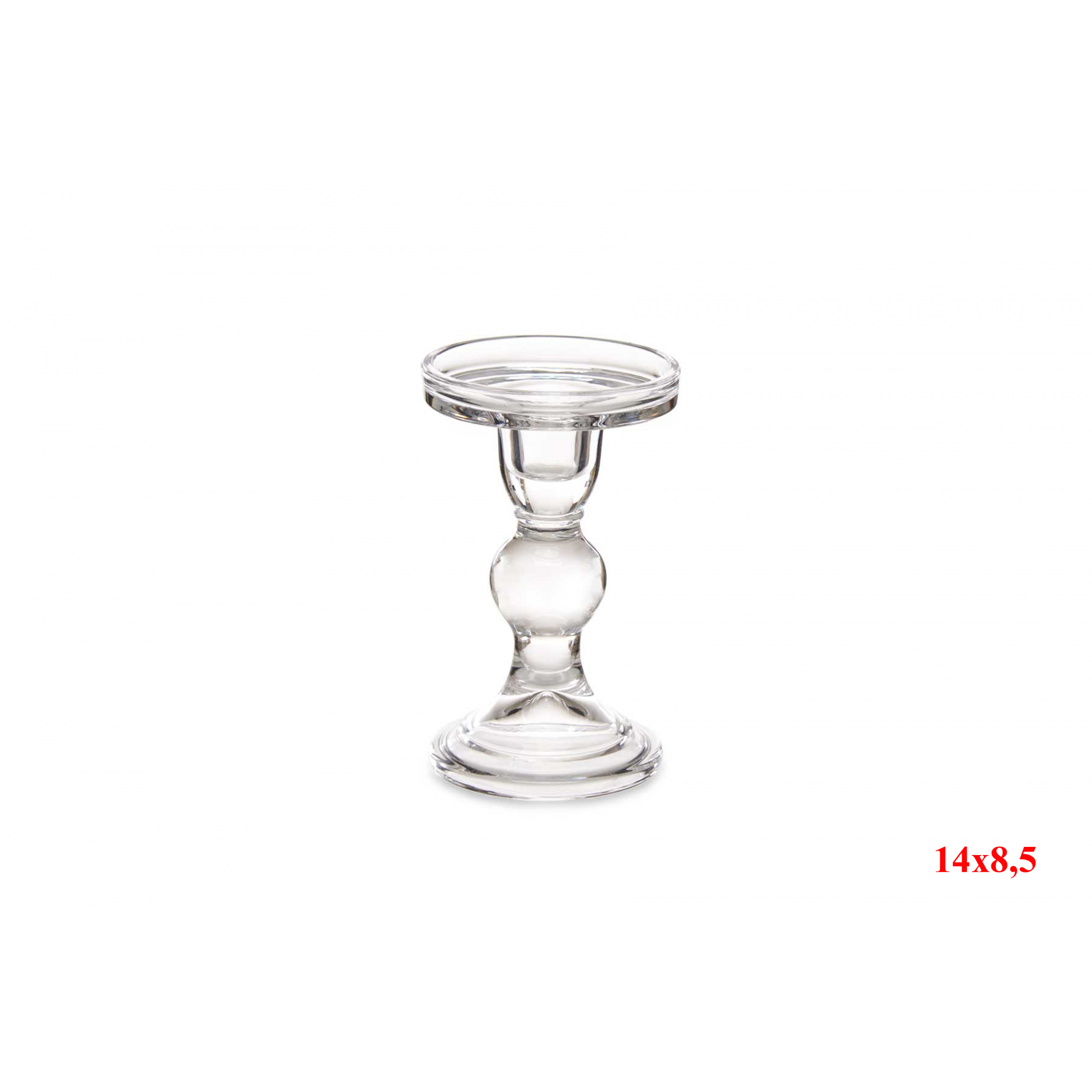 CANDELABRO 8825 -14x8,5 CRISTAL-