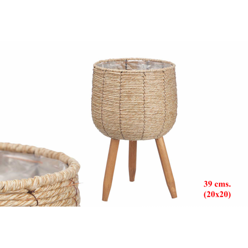 MACETA 3173 -39 cms. (20x20) CON PATAS-